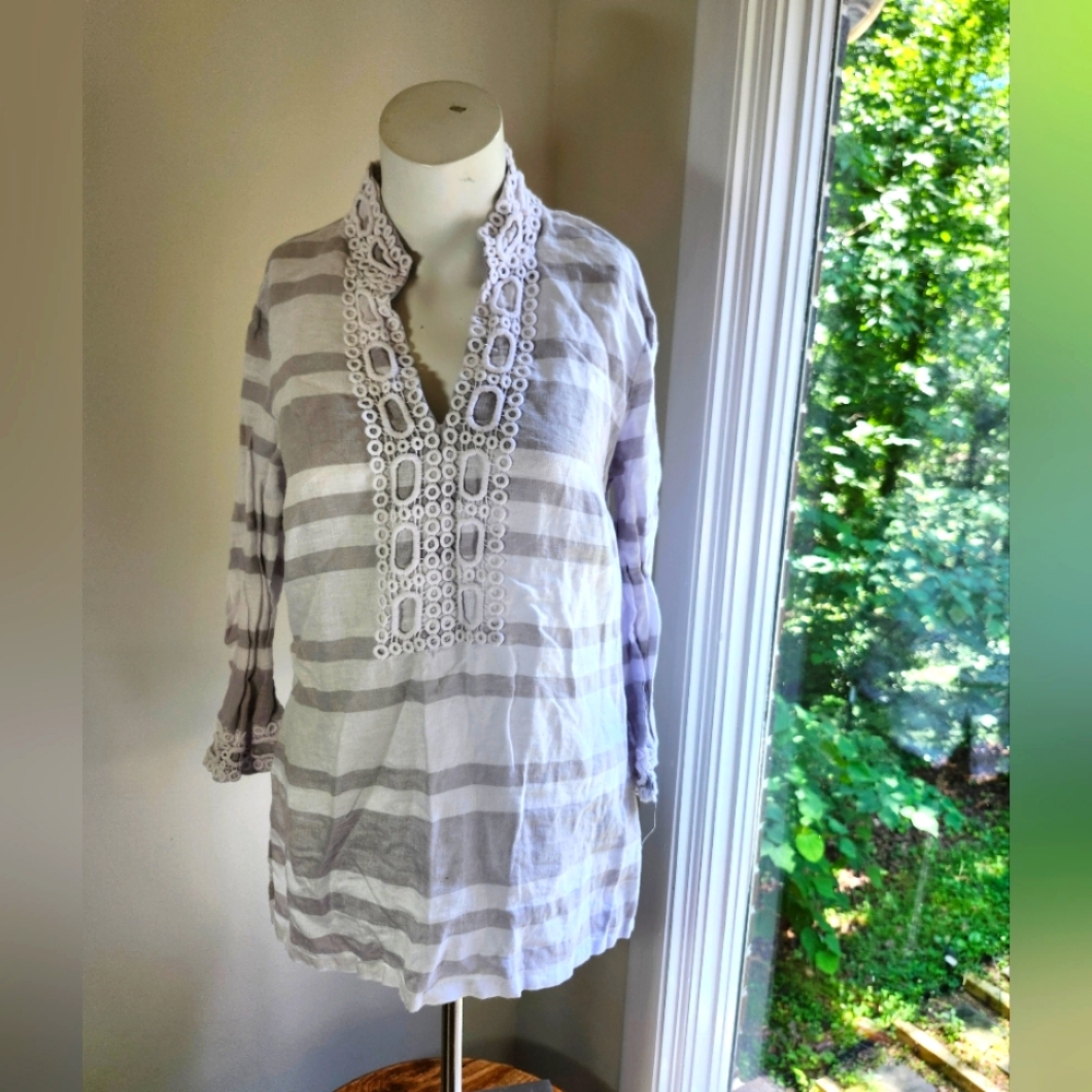 Linen Charter Club Sz S Blouse